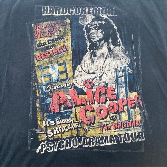 Other - Alice cooper hardcore horror vintage tour t shirt